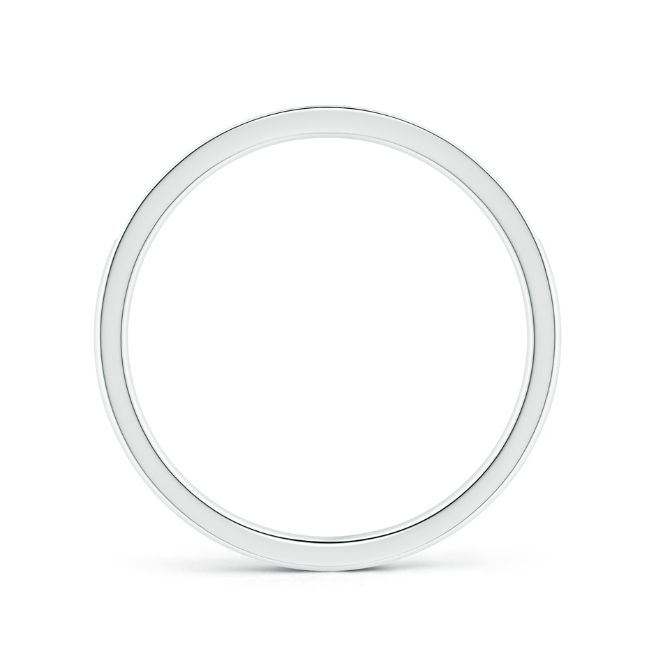 1mm GHVS Pave-Set Diamond Half Eternity Wedding Band in P950 Platinum side-1