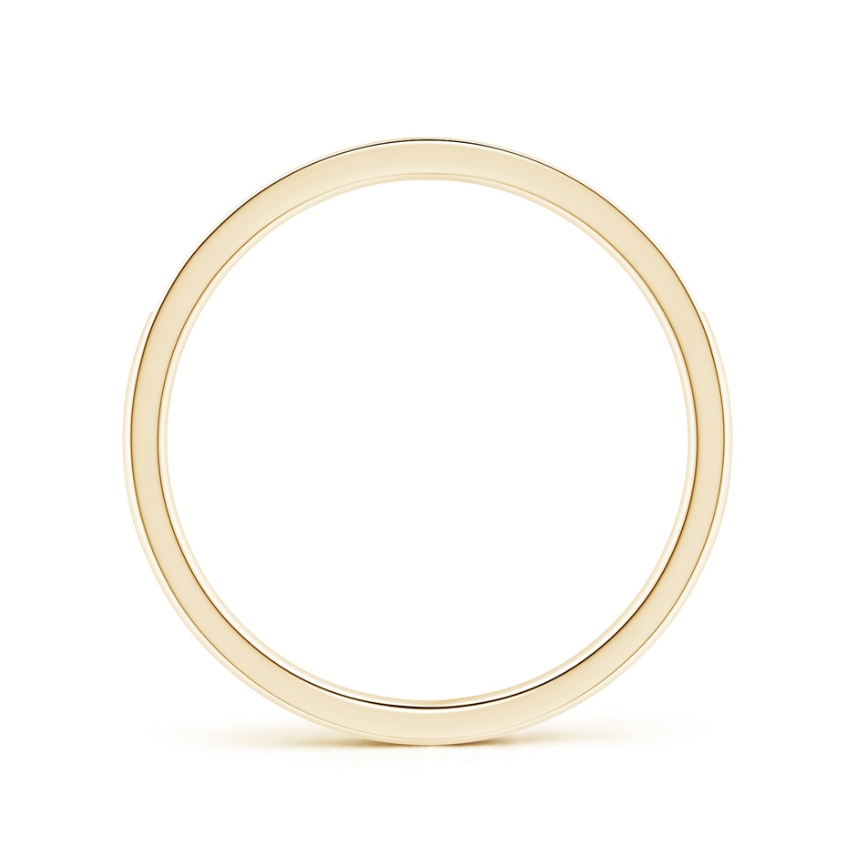 1mm GHVS Pave-Set Diamond Half Eternity Wedding Band in Yellow Gold side-1