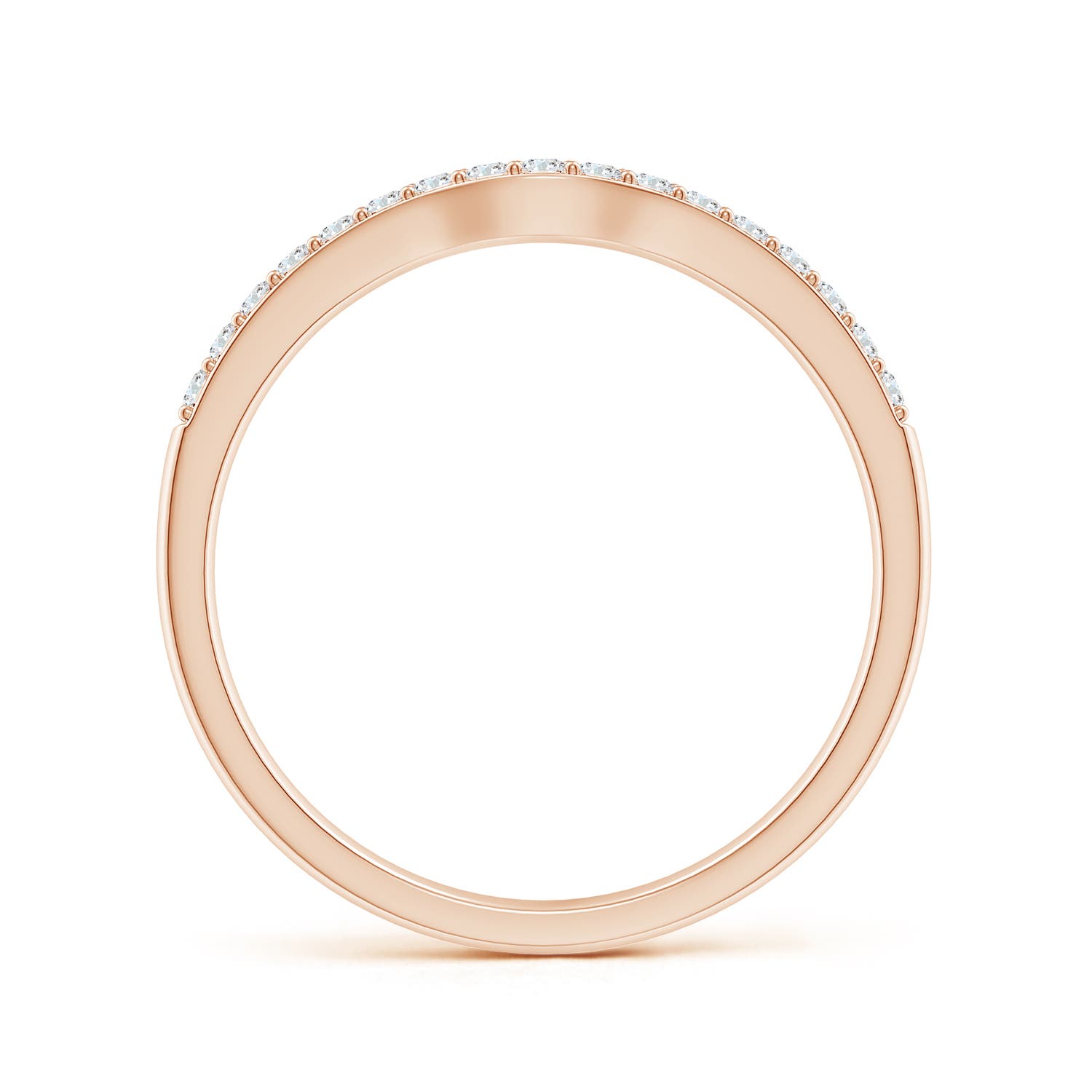 G-H VS / 0.17 CT / 14 KT Rose Gold