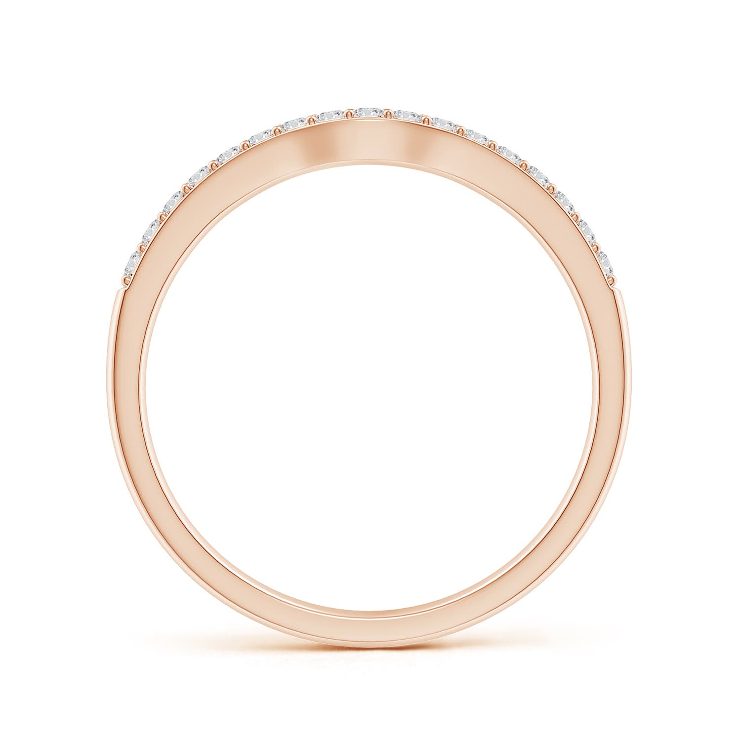 H, SI2 / 0.17 CT / 14 KT Rose Gold