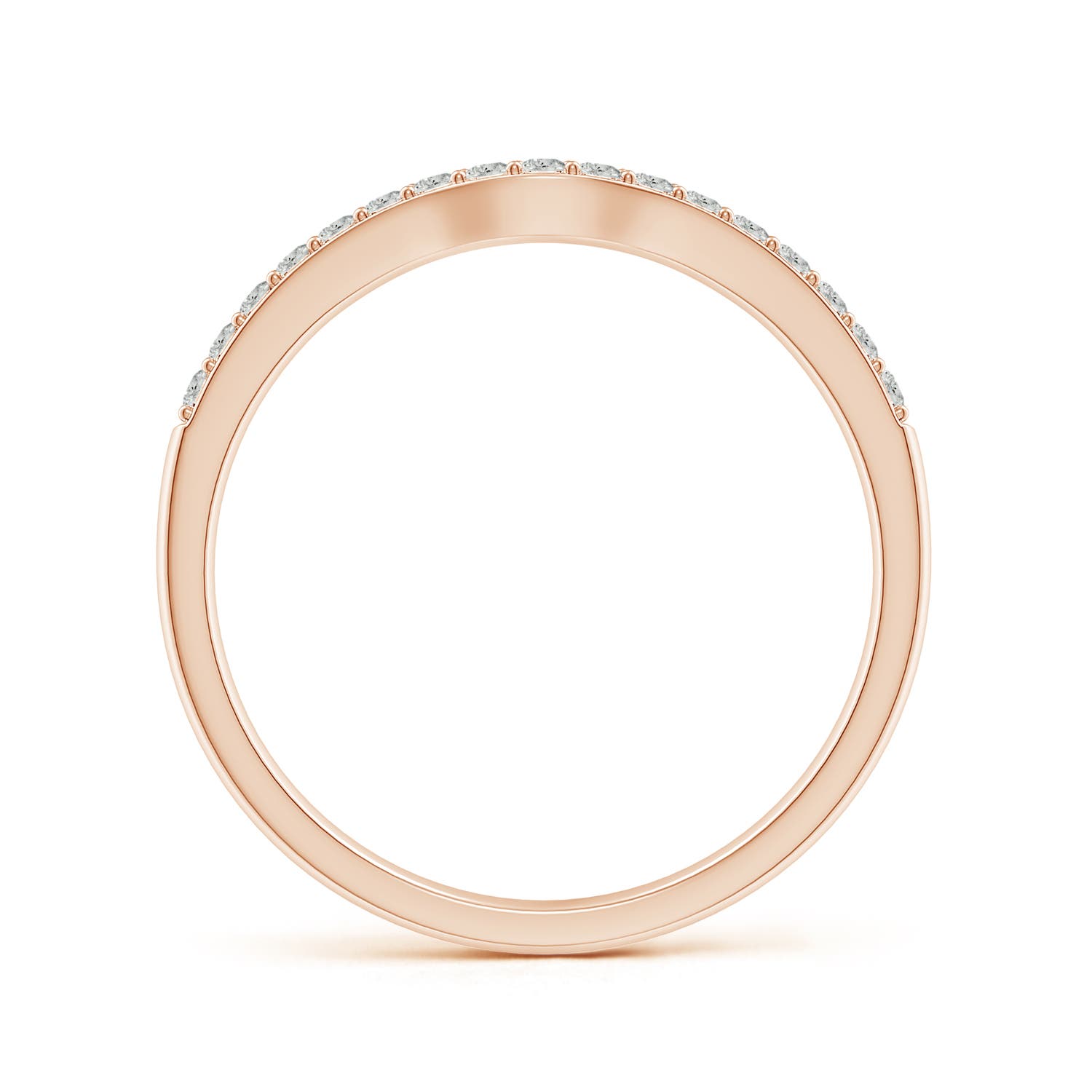 J I2 / 0.17 CT / 14 KT Rose Gold