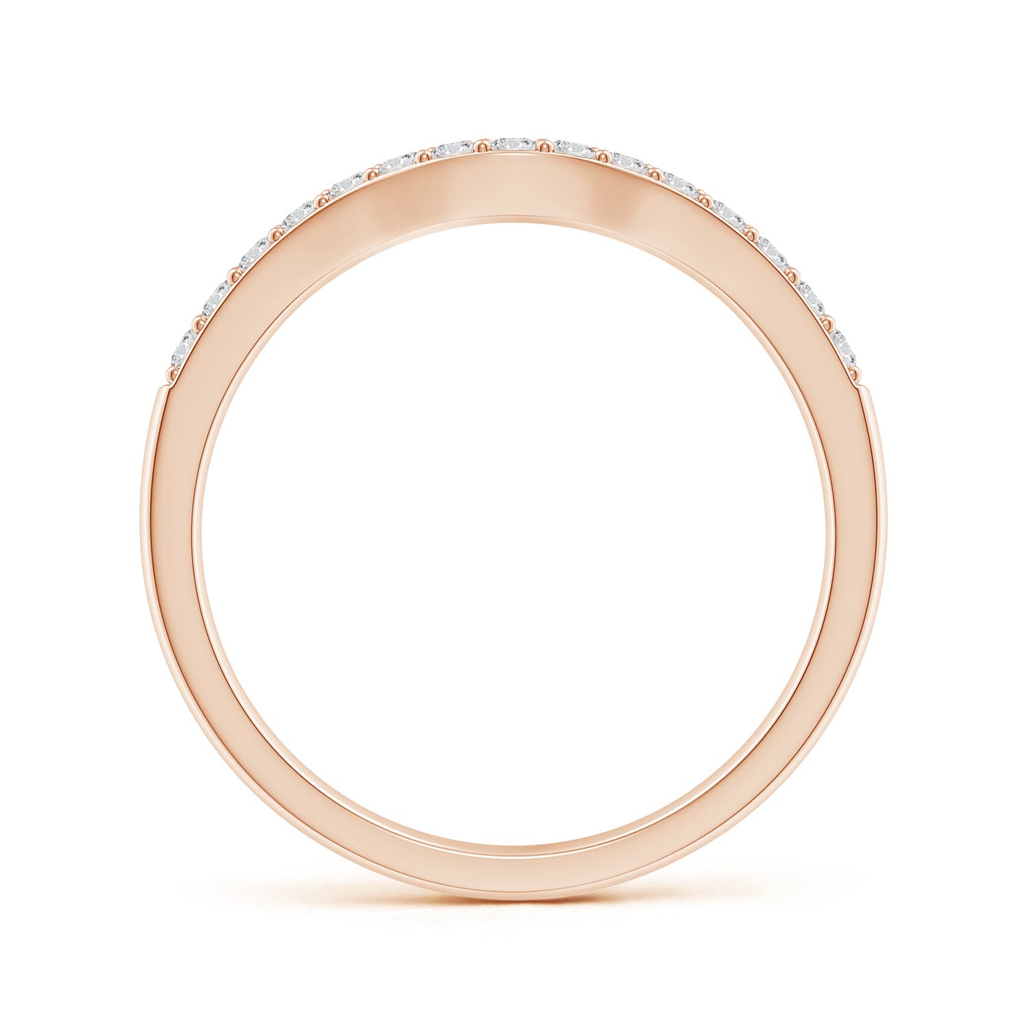 H, SI2 / 0.21 CT / 14 KT Rose Gold