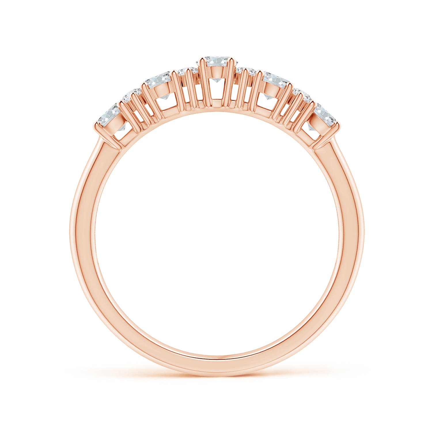 G, VS2 / 0.71 CT / 14 KT Rose Gold