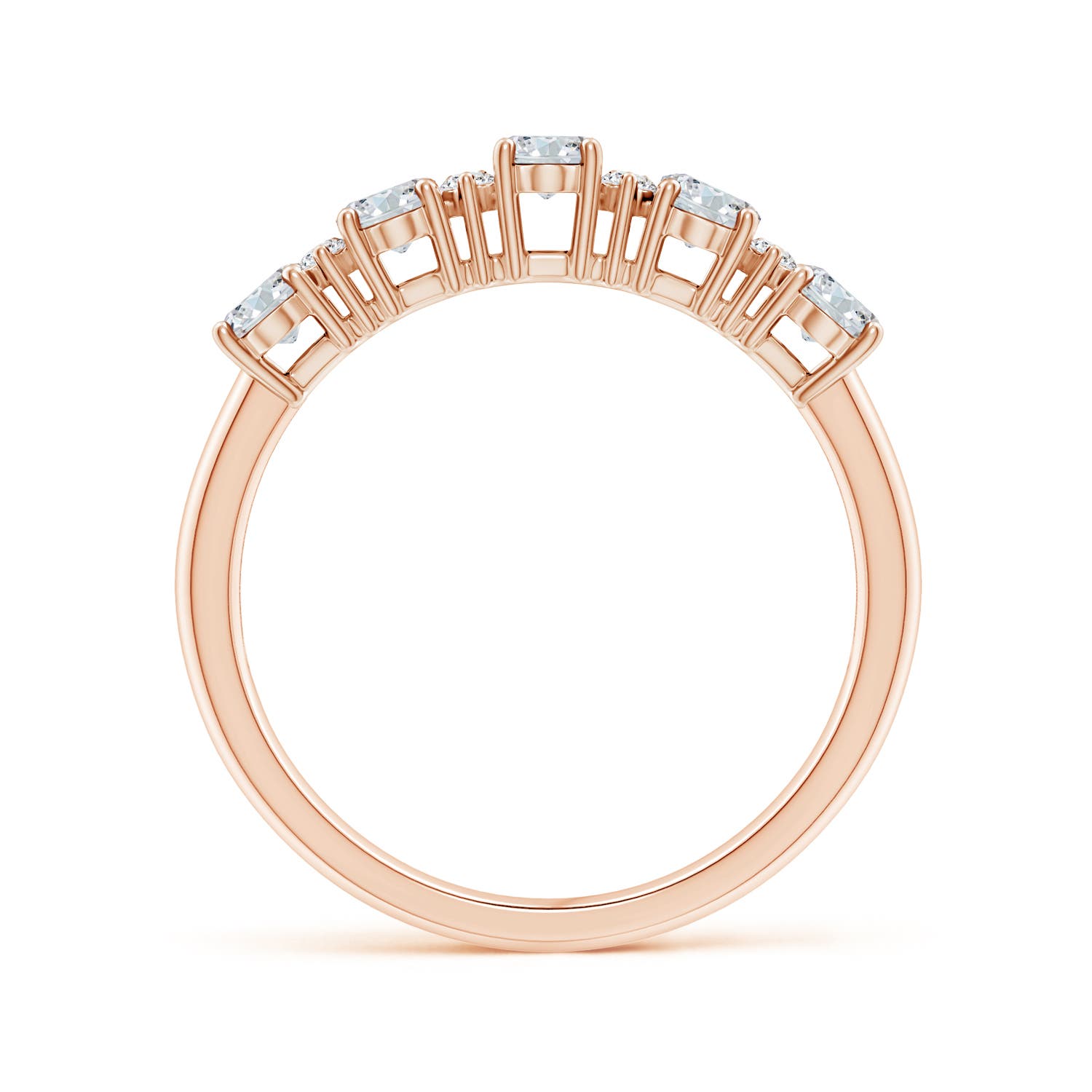 G, VS2 / 1.16 CT / 14 KT Rose Gold