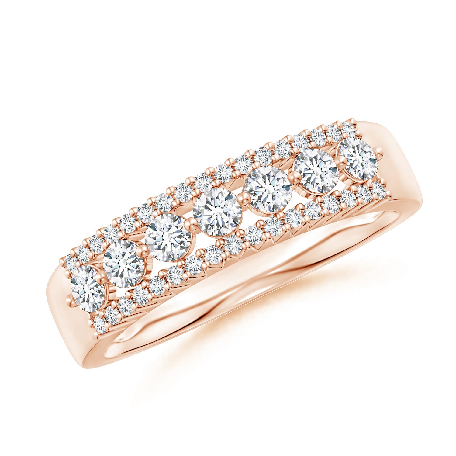 G, VS2 / 0.65 CT / 14 KT Rose Gold