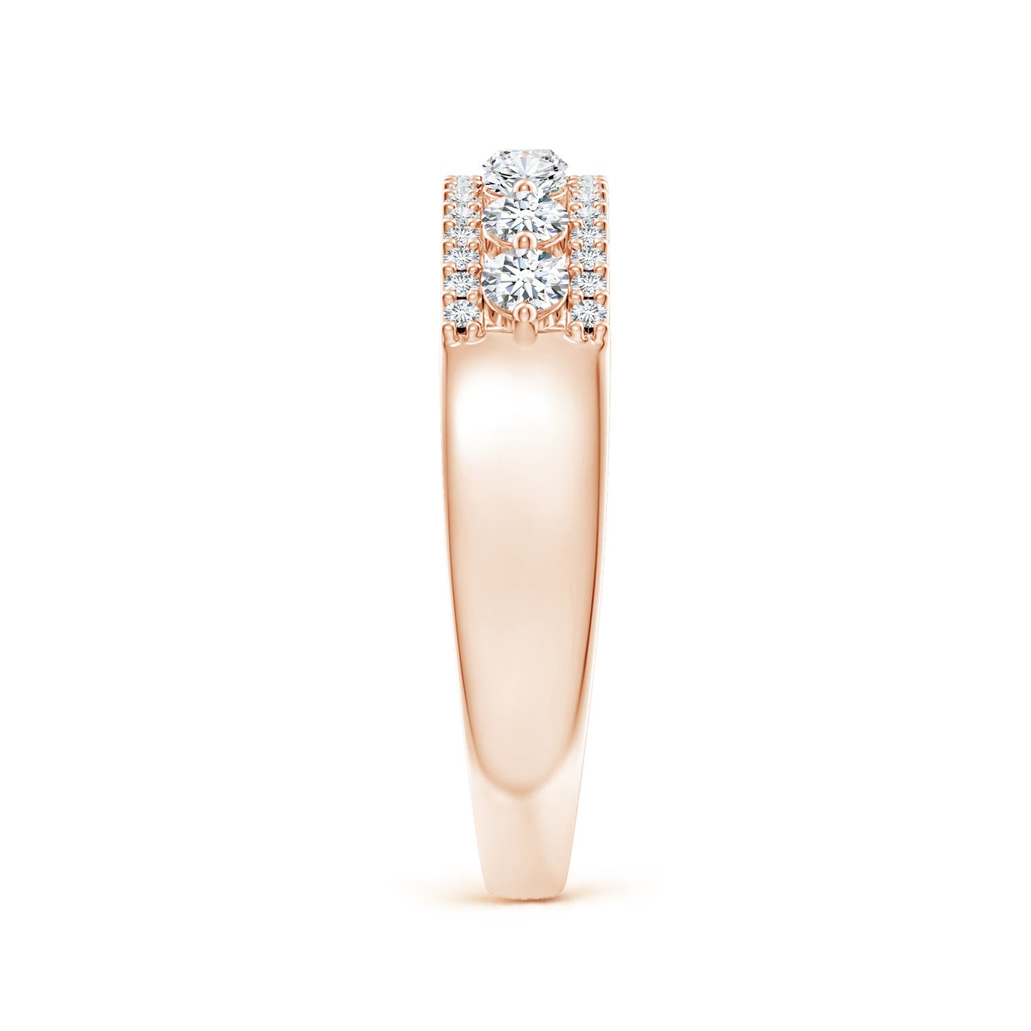 G, VS2 / 0.65 CT / 14 KT Rose Gold