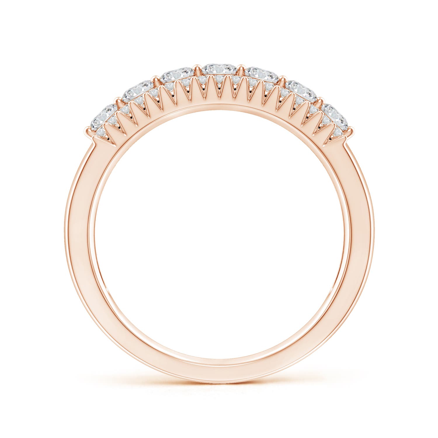 H, SI2 / 0.65 CT / 14 KT Rose Gold