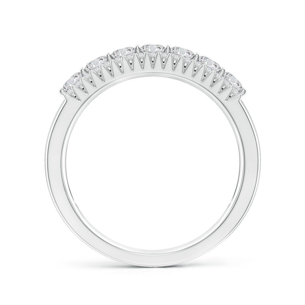 2.5mm HSI2 Half Eternity Seven-Stone Diamond Band in White Gold - side_1