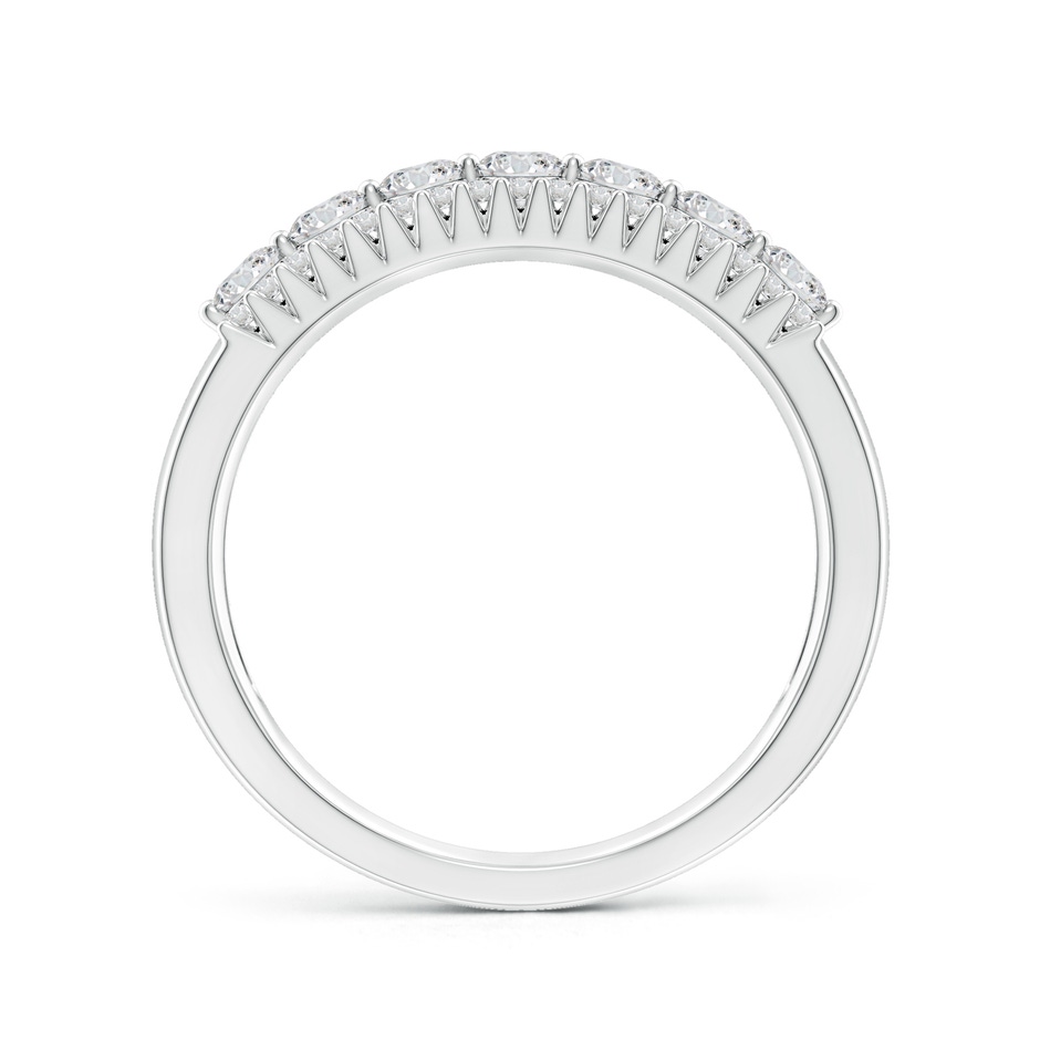 2.5mm HSI2 Half Eternity Seven-Stone Diamond Band in White Gold side-1