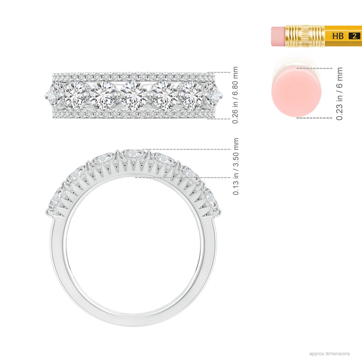 H, SI2 / 1.34 CT / 14 KT White Gold