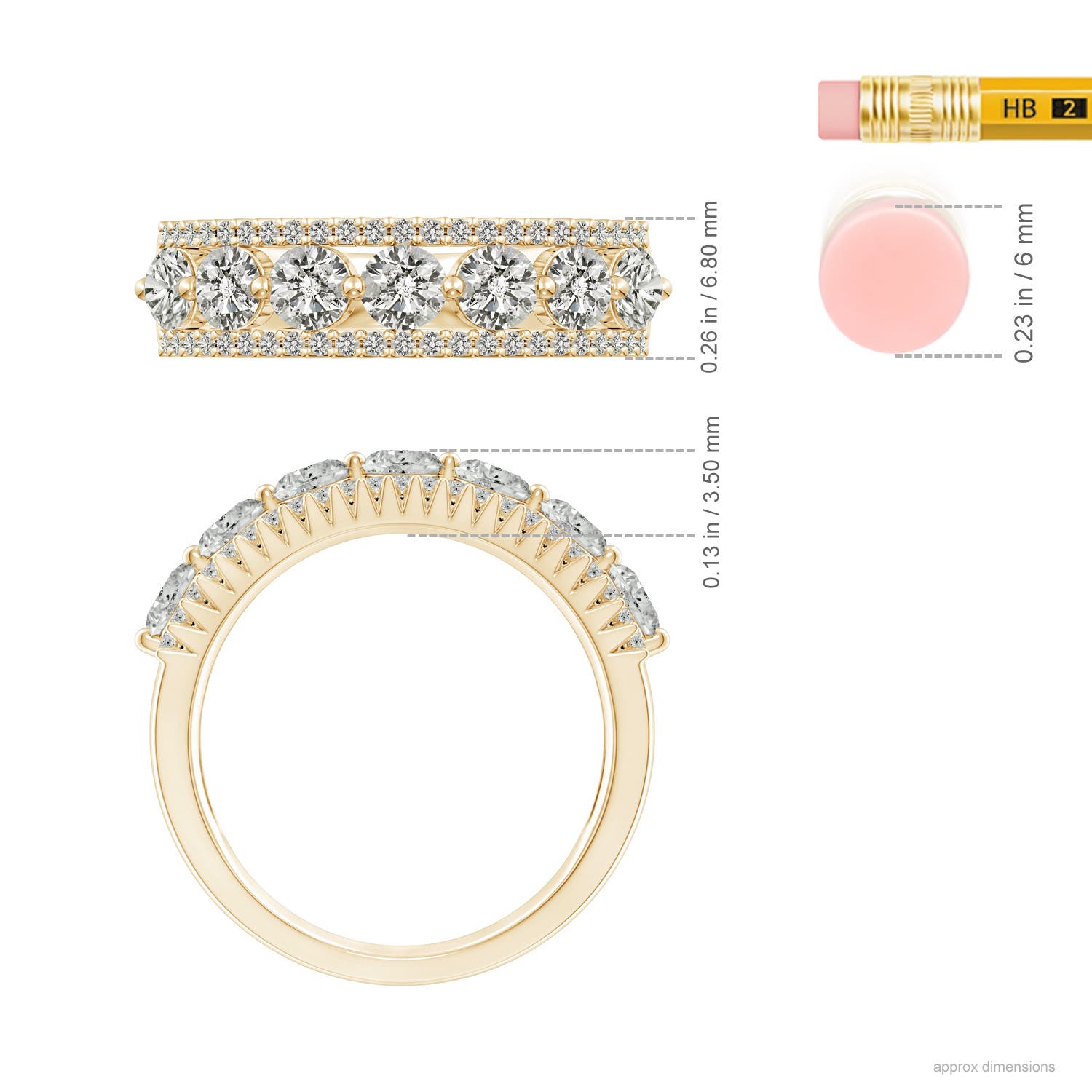 K, I3 / 1.34 CT / 14 KT Yellow Gold