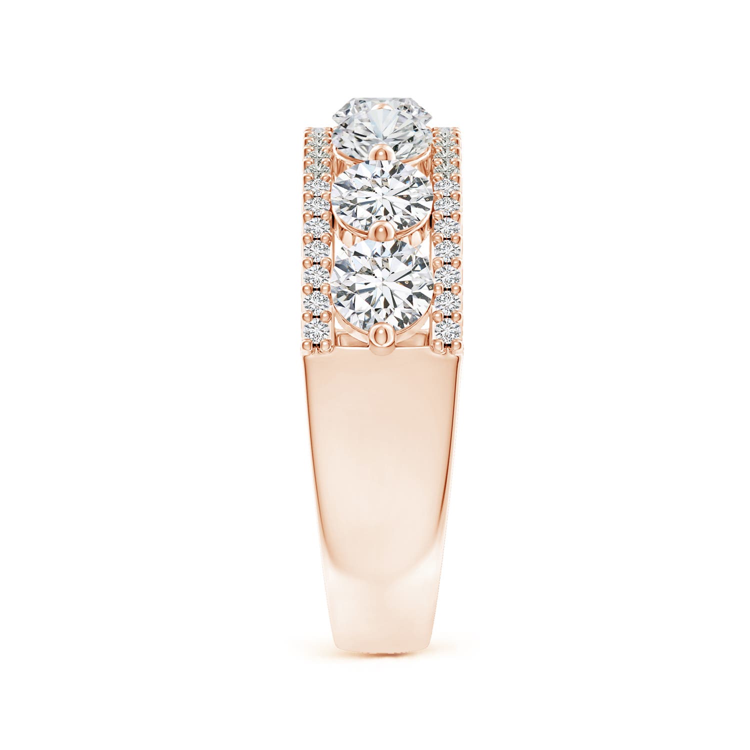 H, SI2 / 1.86 CT / 14 KT Rose Gold