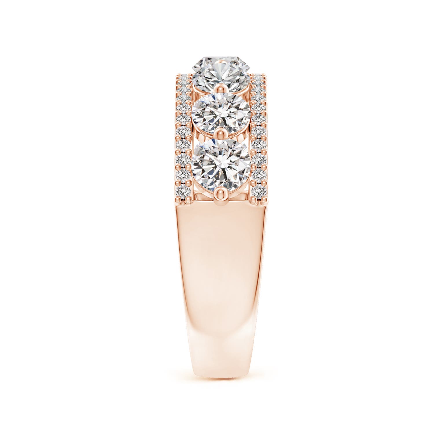 I-J, I1-I2 / 1.86 CT / 14 KT Rose Gold