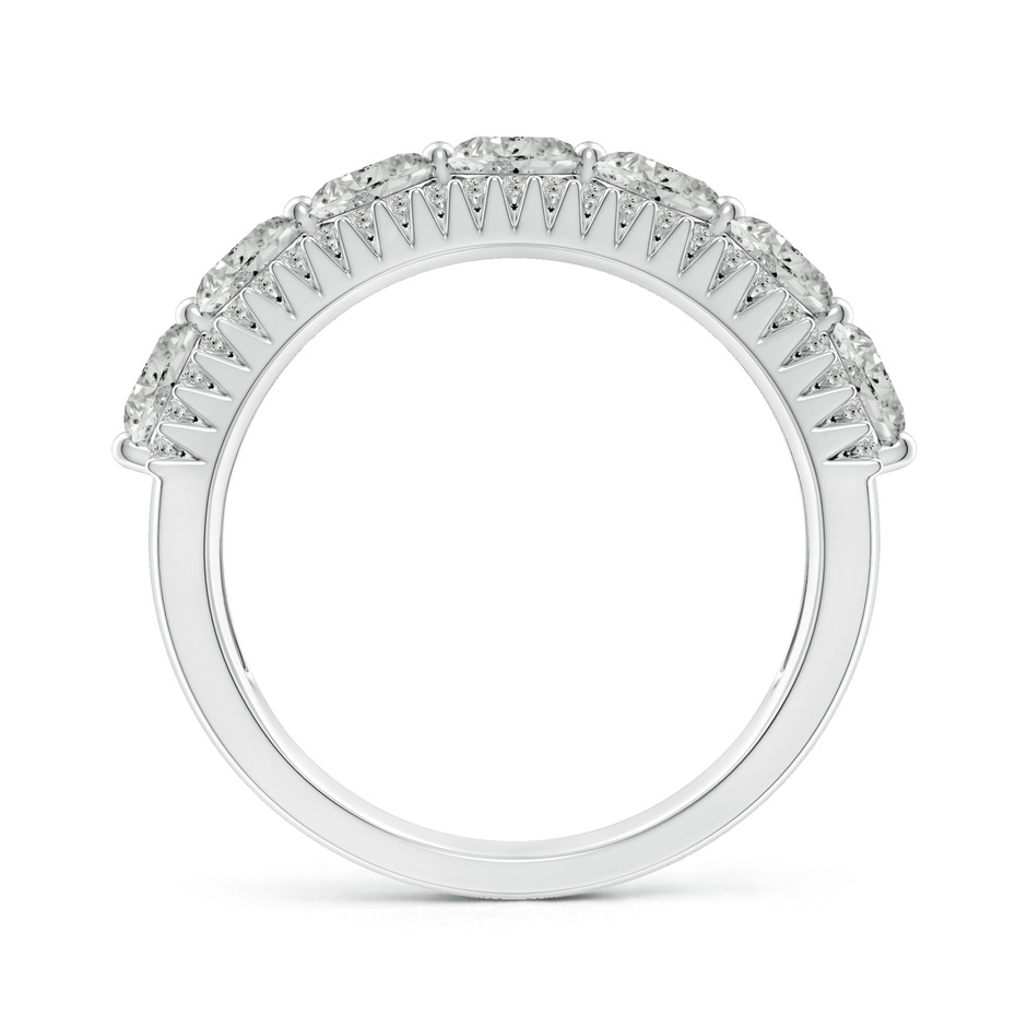 4mm KI3 Half Eternity Seven-Stone Diamond Band in White Gold side-1