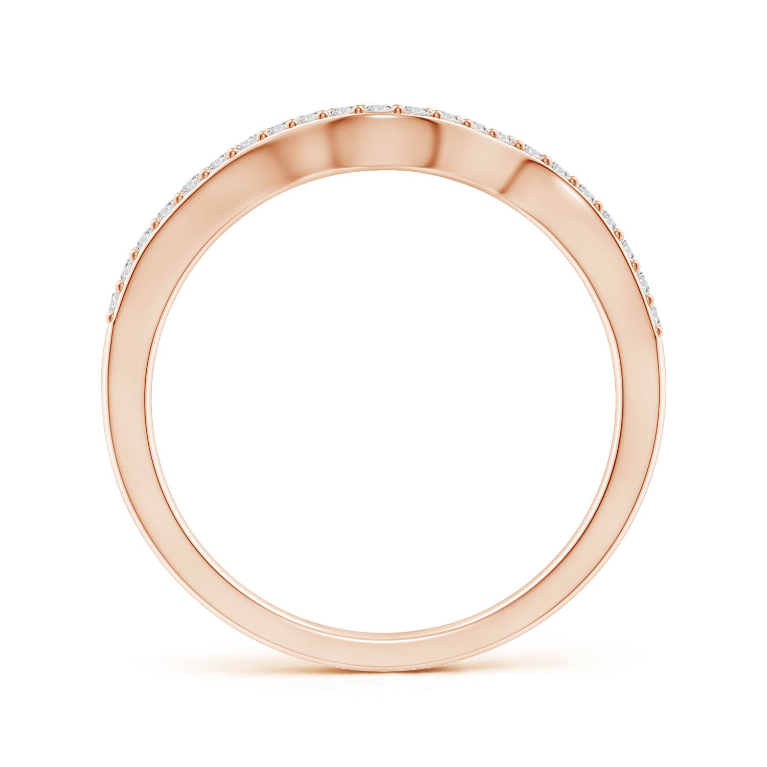 H, SI2 / 0.18 CT / 14 KT Rose Gold