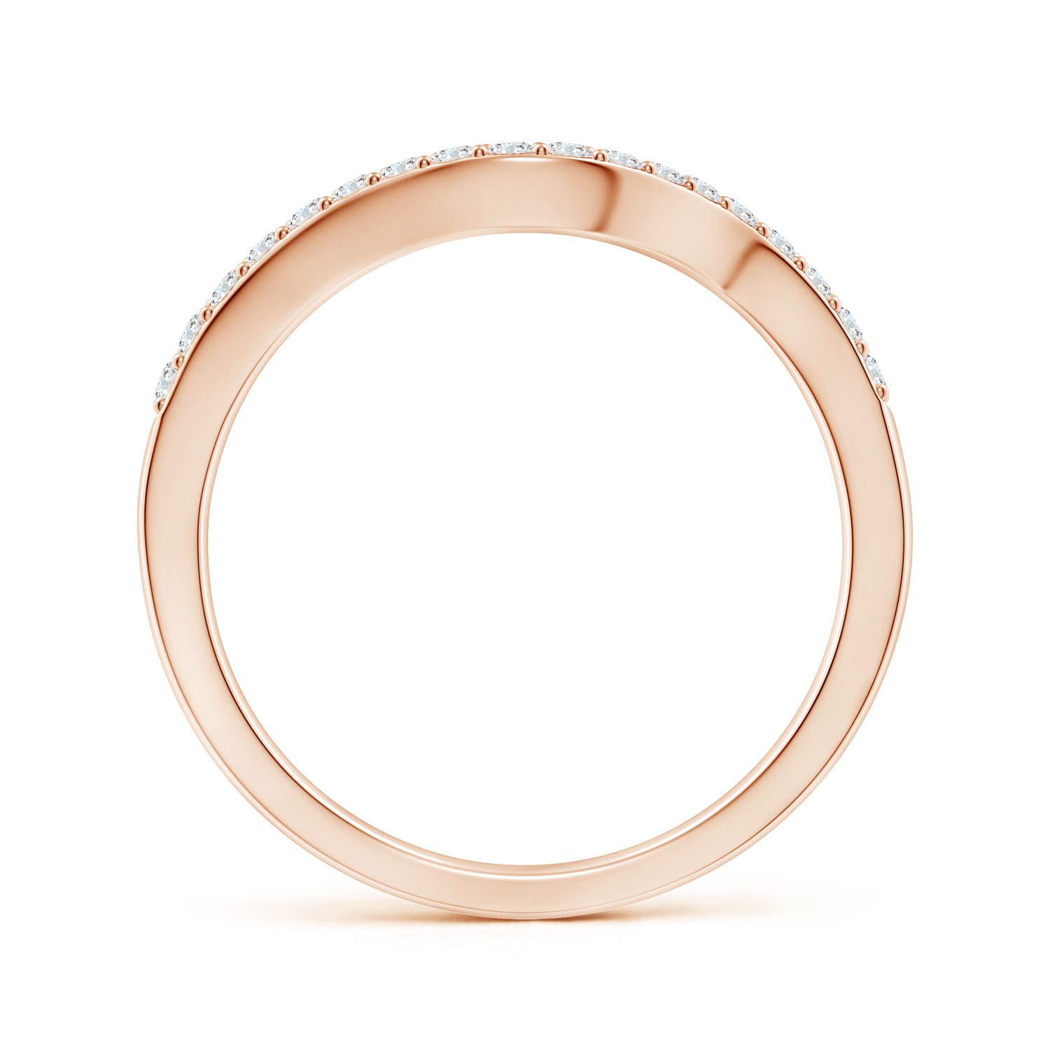 G-H VS / 0.22 CT / 14 KT Rose Gold