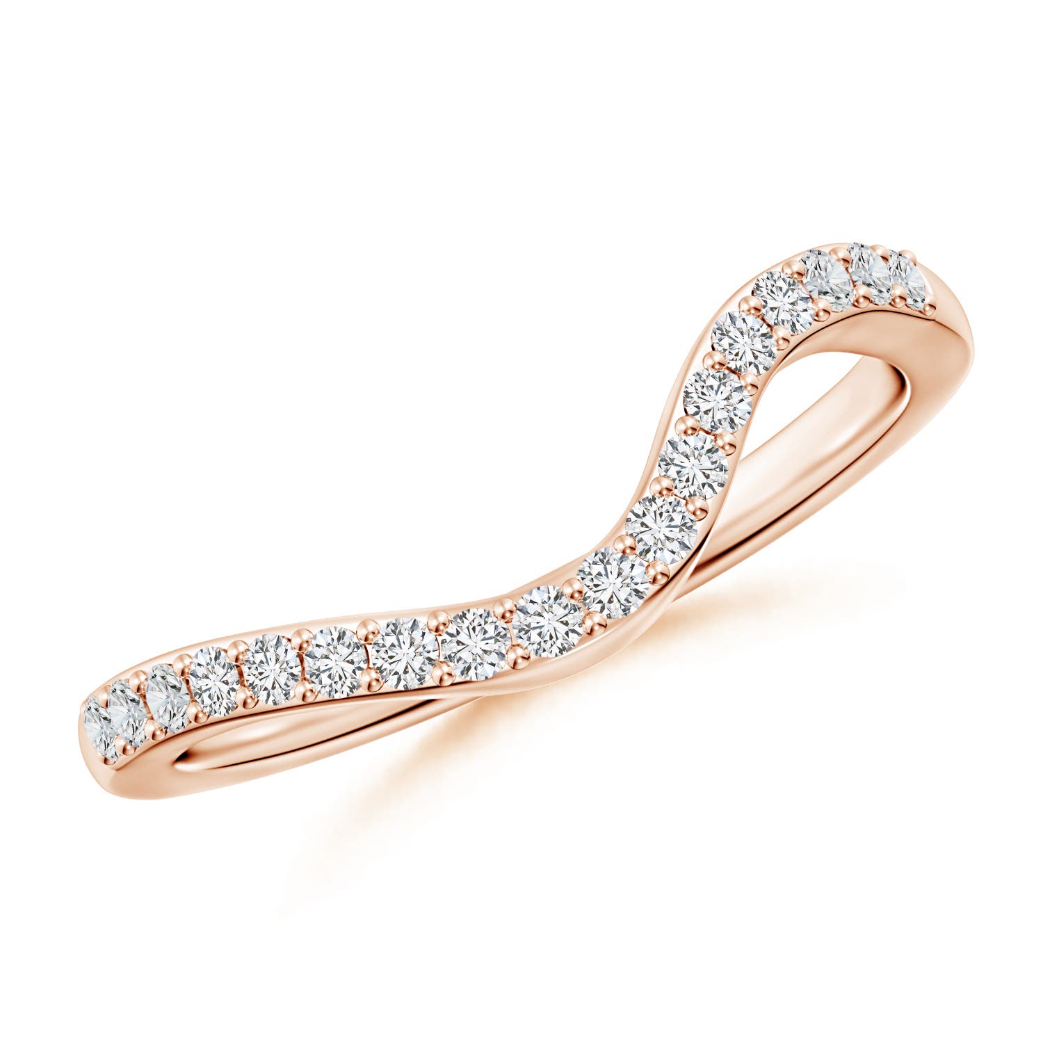 H, SI2 / 0.22 CT / 14 KT Rose Gold