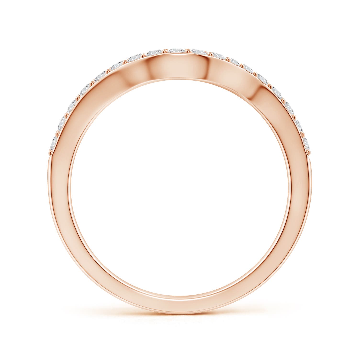 H, SI2 / 0.24 CT / 14 KT Rose Gold