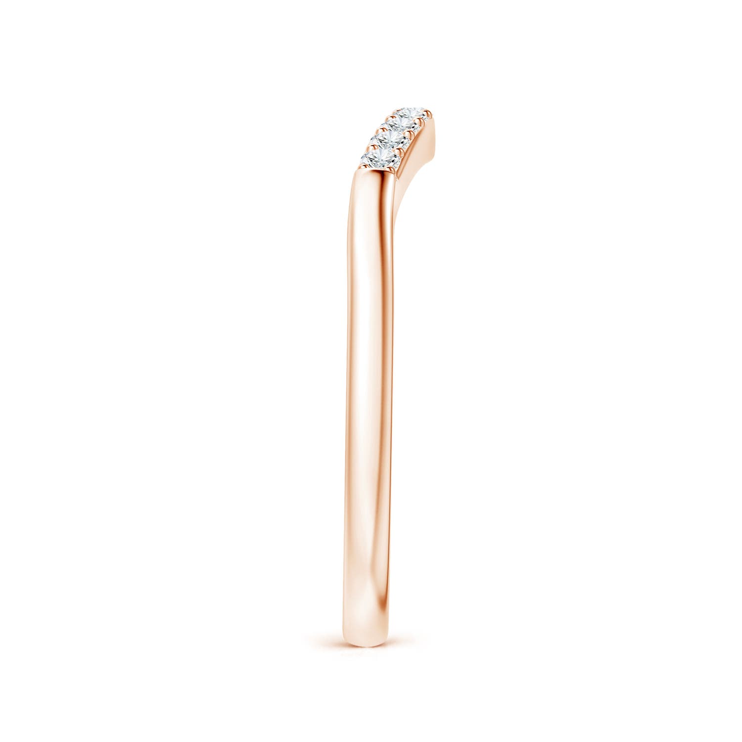 G-H VS / 0.1 CT / 14 KT Rose Gold