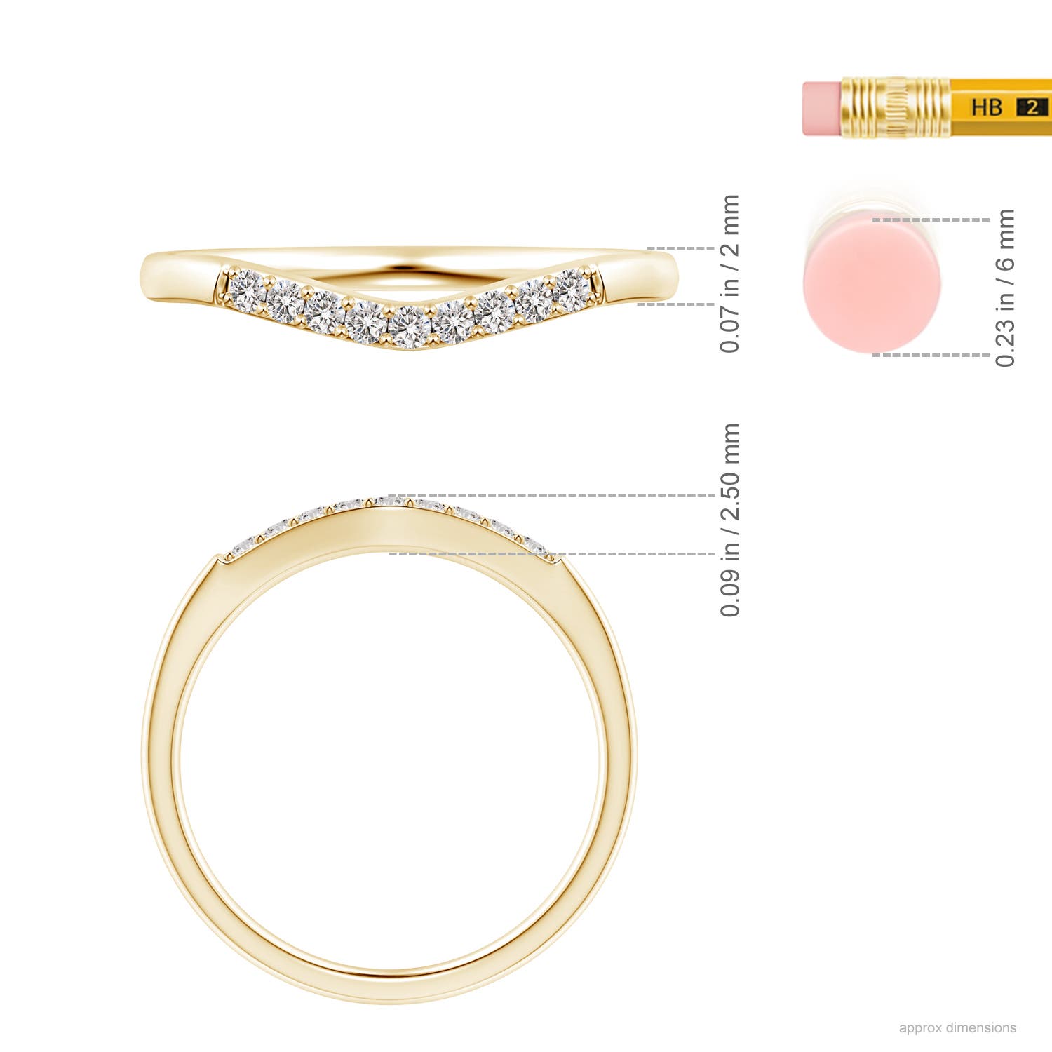 I I1 / 0.1 CT / 14 KT Yellow Gold