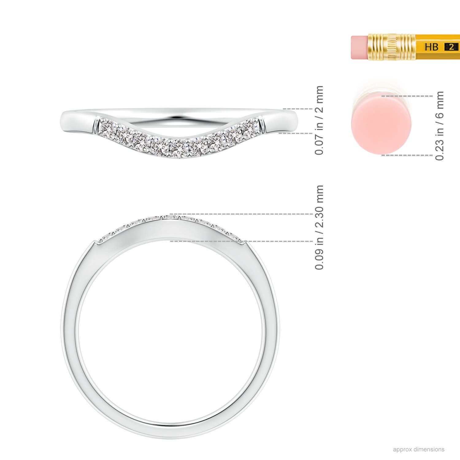 I I1 / 0.13 CT / 14 KT White Gold