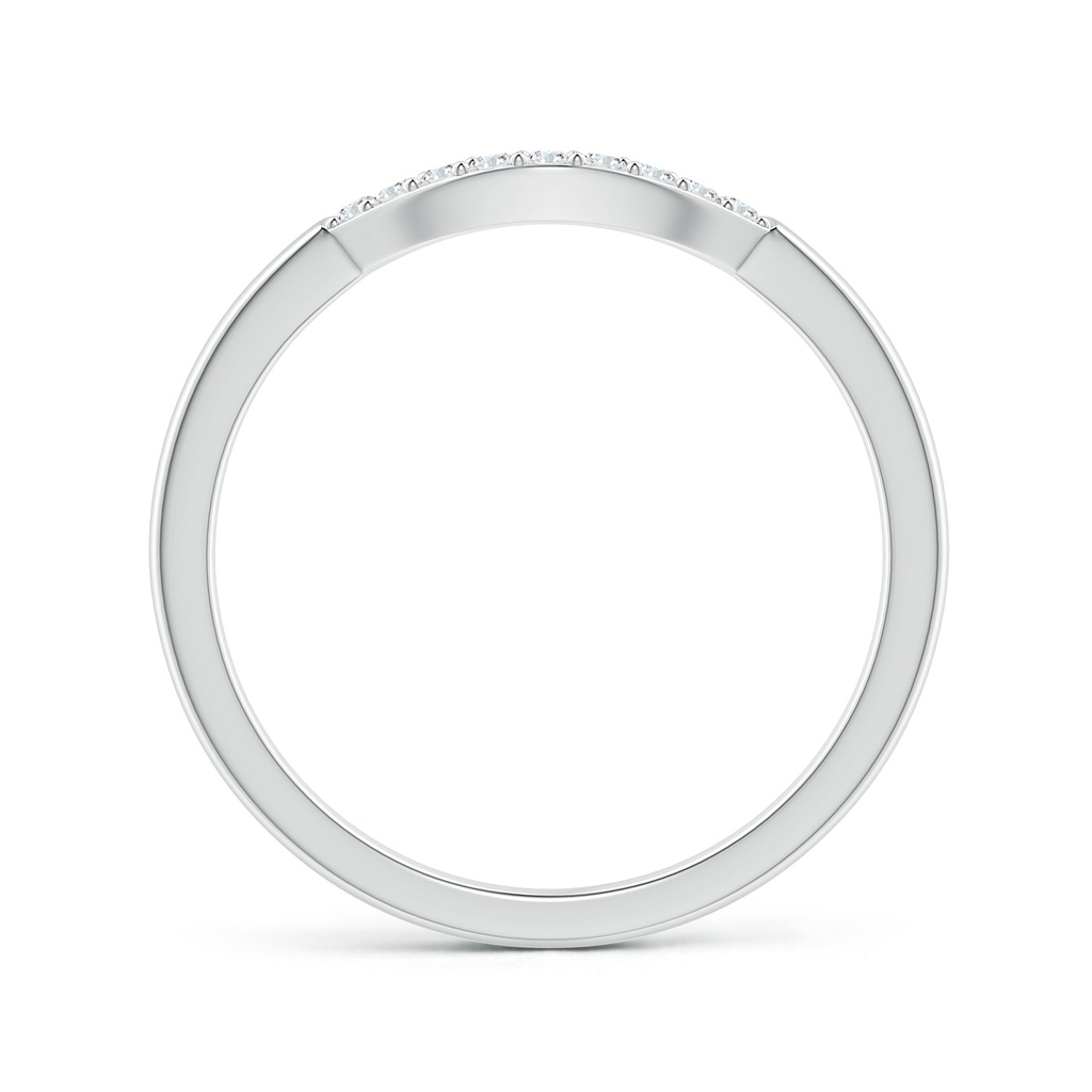 1.2mm GVS2 Diamond Curved Comfort Fit Wedding Band in P950 Platinum - side 1