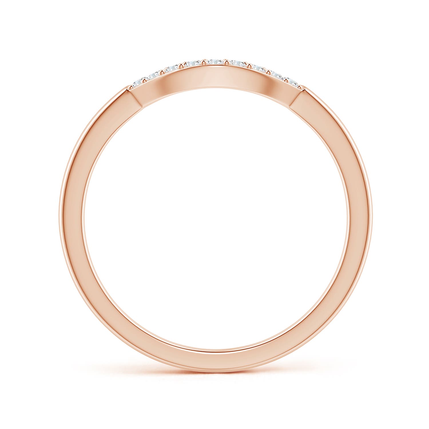 G, VS2 / 0.07 CT / 14 KT Rose Gold