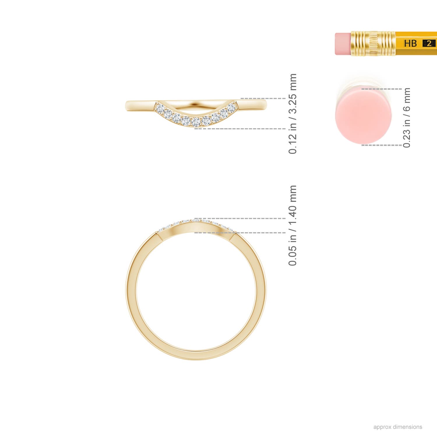 G, VS2 / 0.07 CT / 14 KT Yellow Gold