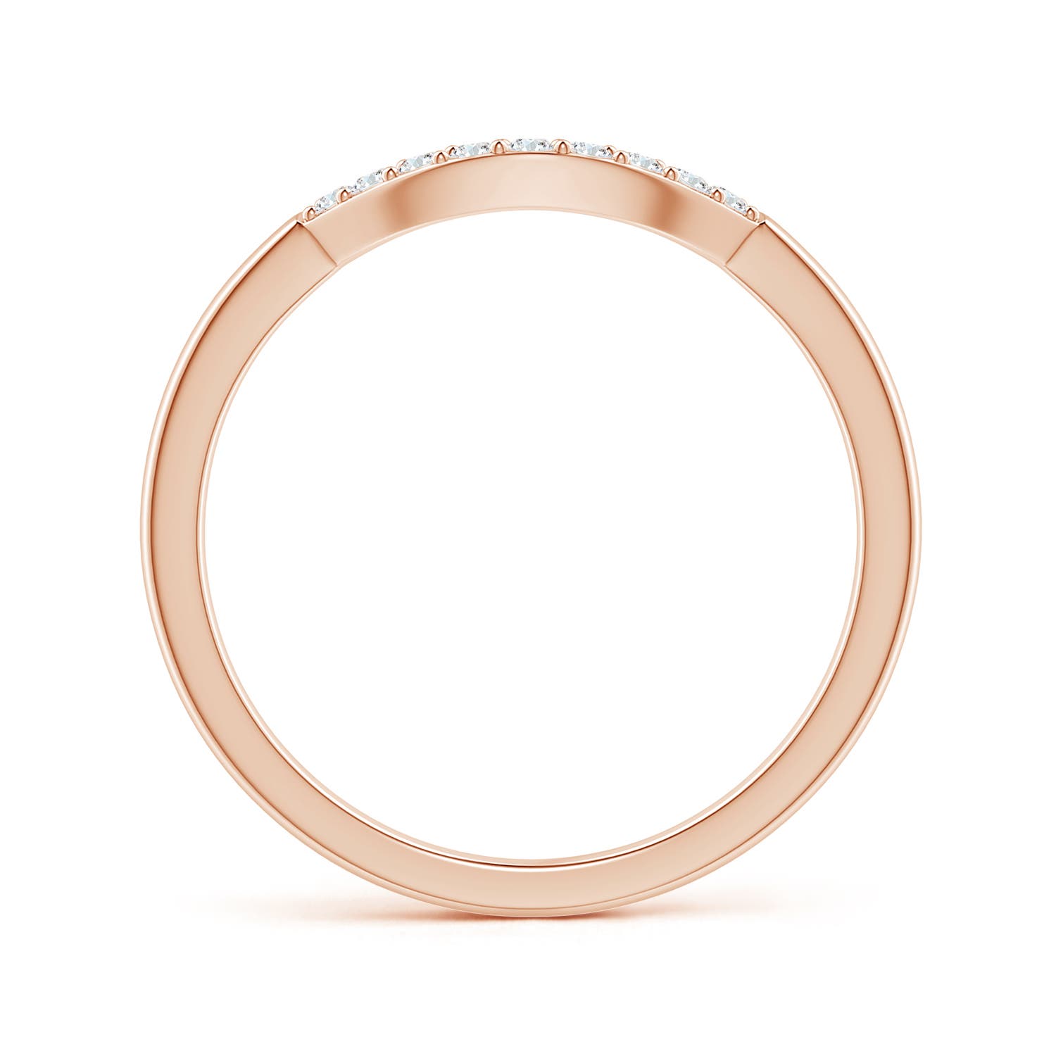 G, VS2 / 0.09 CT / 14 KT Rose Gold