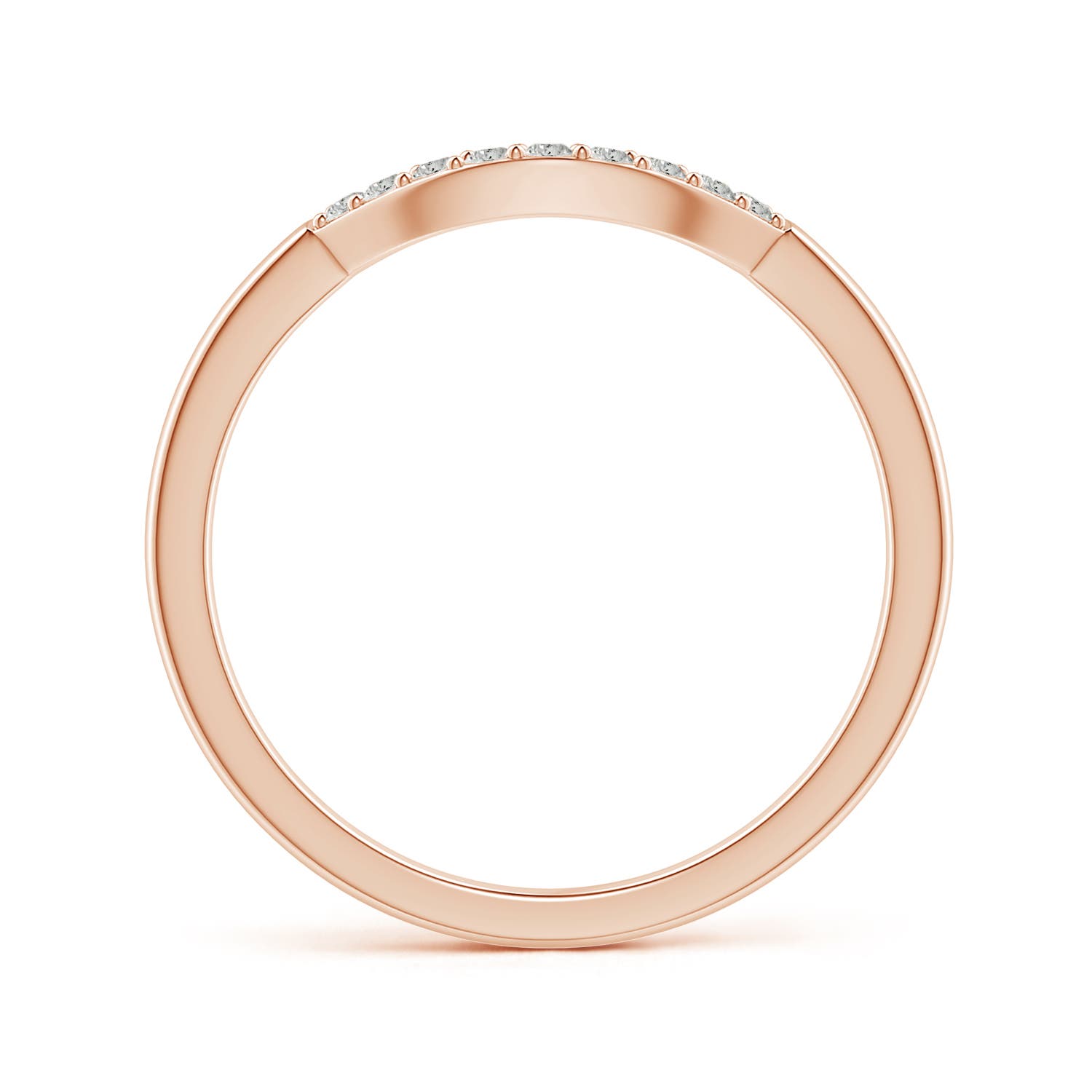 K, I3 / 0.09 CT / 14 KT Rose Gold