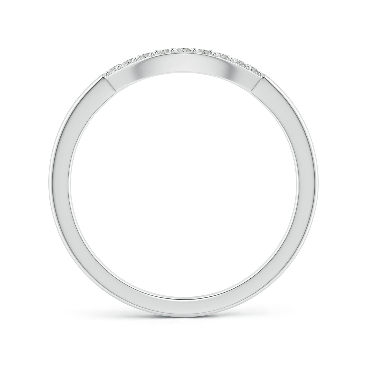 K, I3 / 0.09 CT / 14 KT White Gold