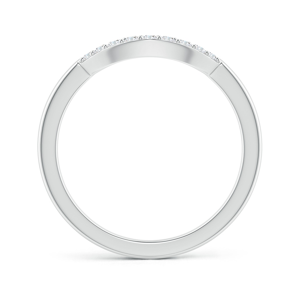 1.5mm GVS2 Diamond Curved Comfort Fit Wedding Band in P950 Platinum - side 1