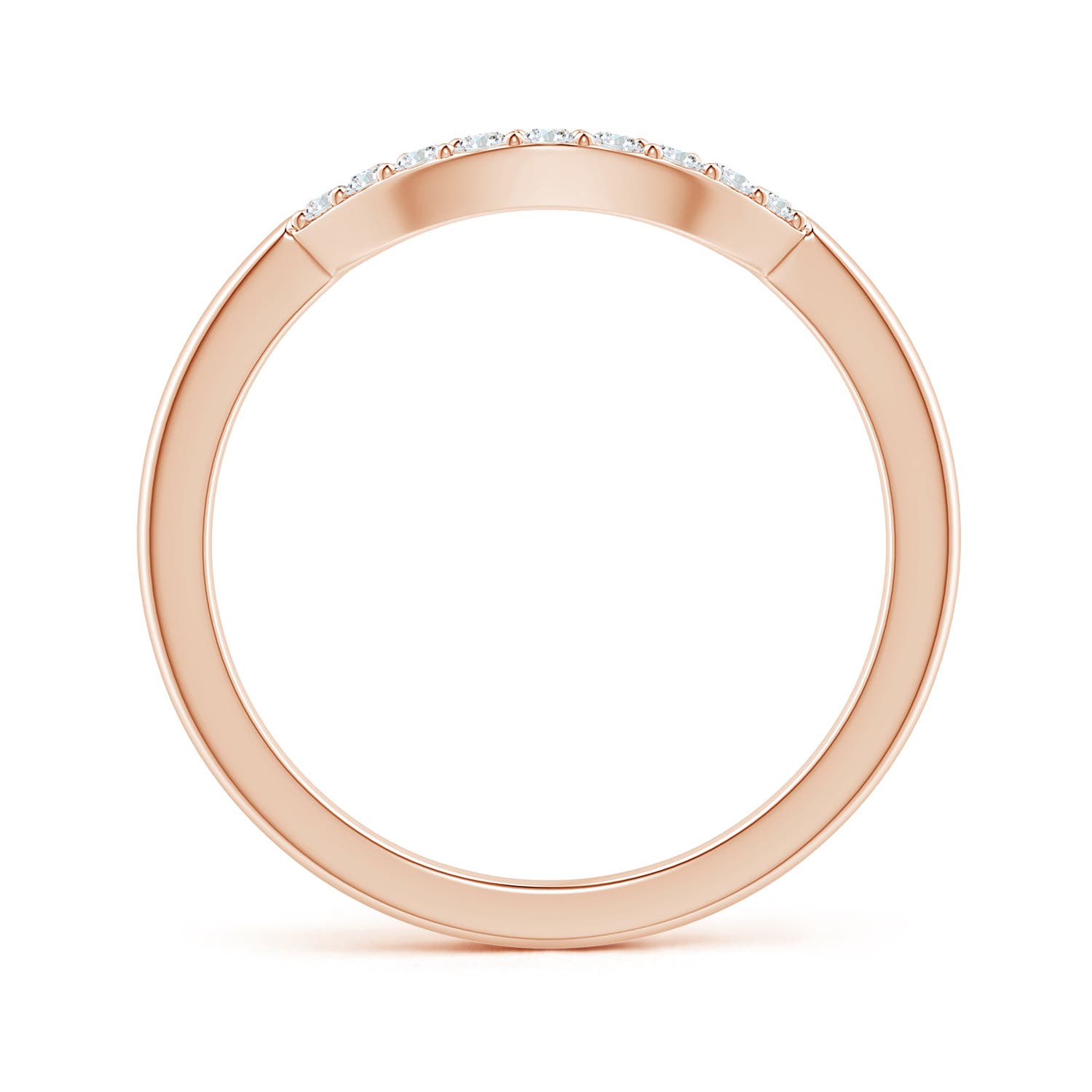 G, VS2 / 0.13 CT / 14 KT Rose Gold