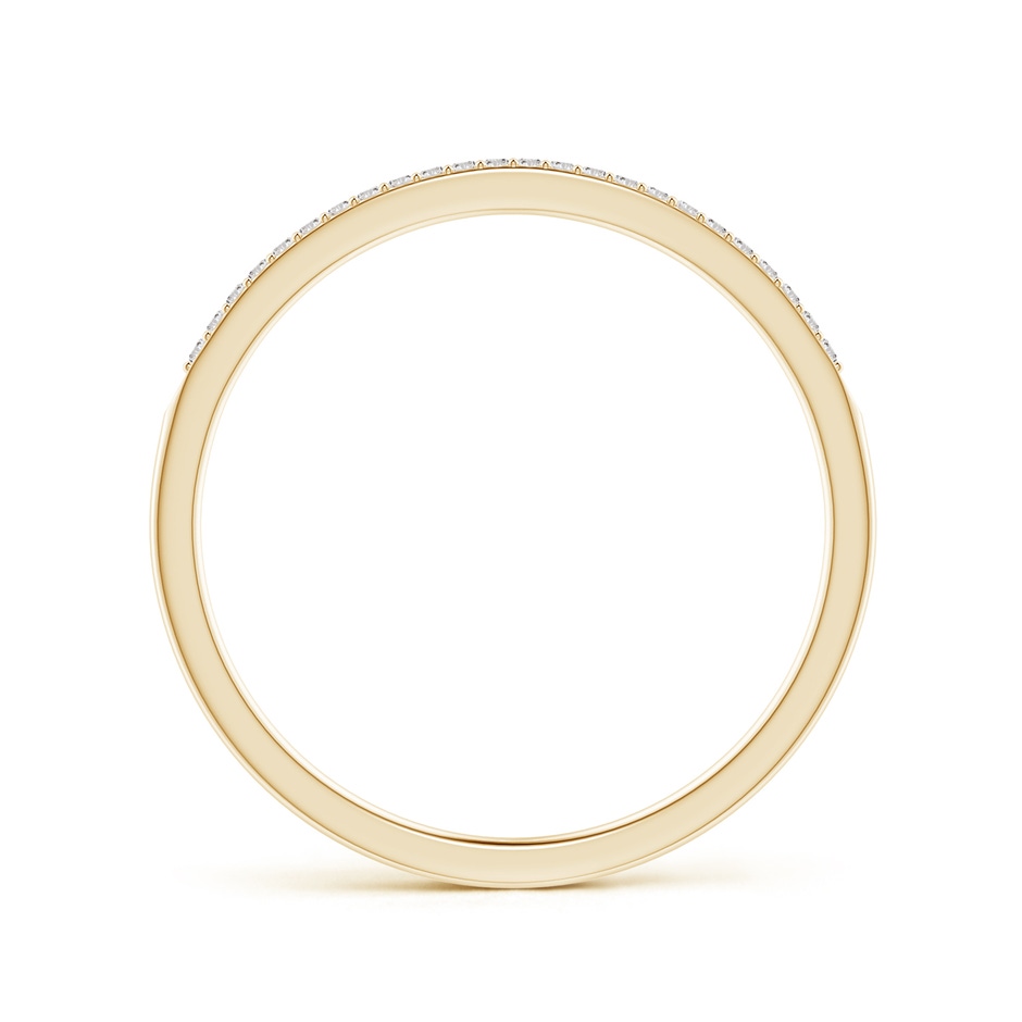 1mm IJI1I2 Prong-Set Classic Diamond Wedding Band in Yellow Gold side 1