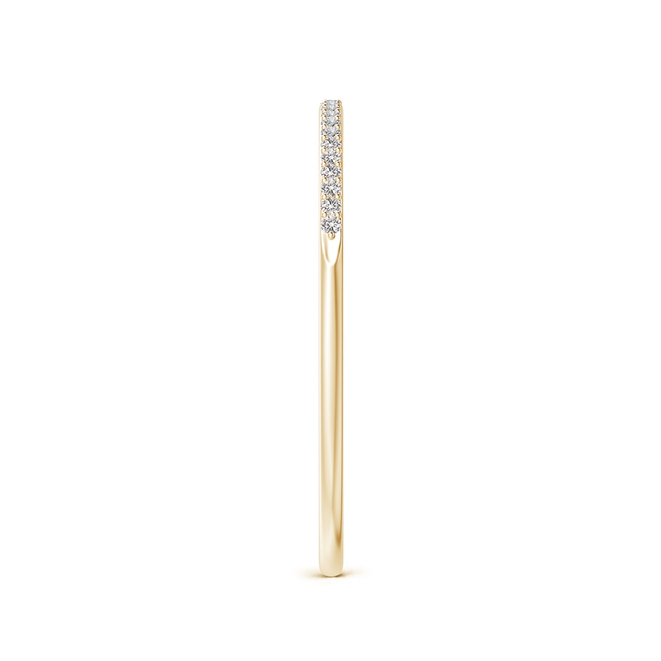 1mm IJI1I2 Prong-Set Classic Diamond Wedding Band in Yellow Gold side 2