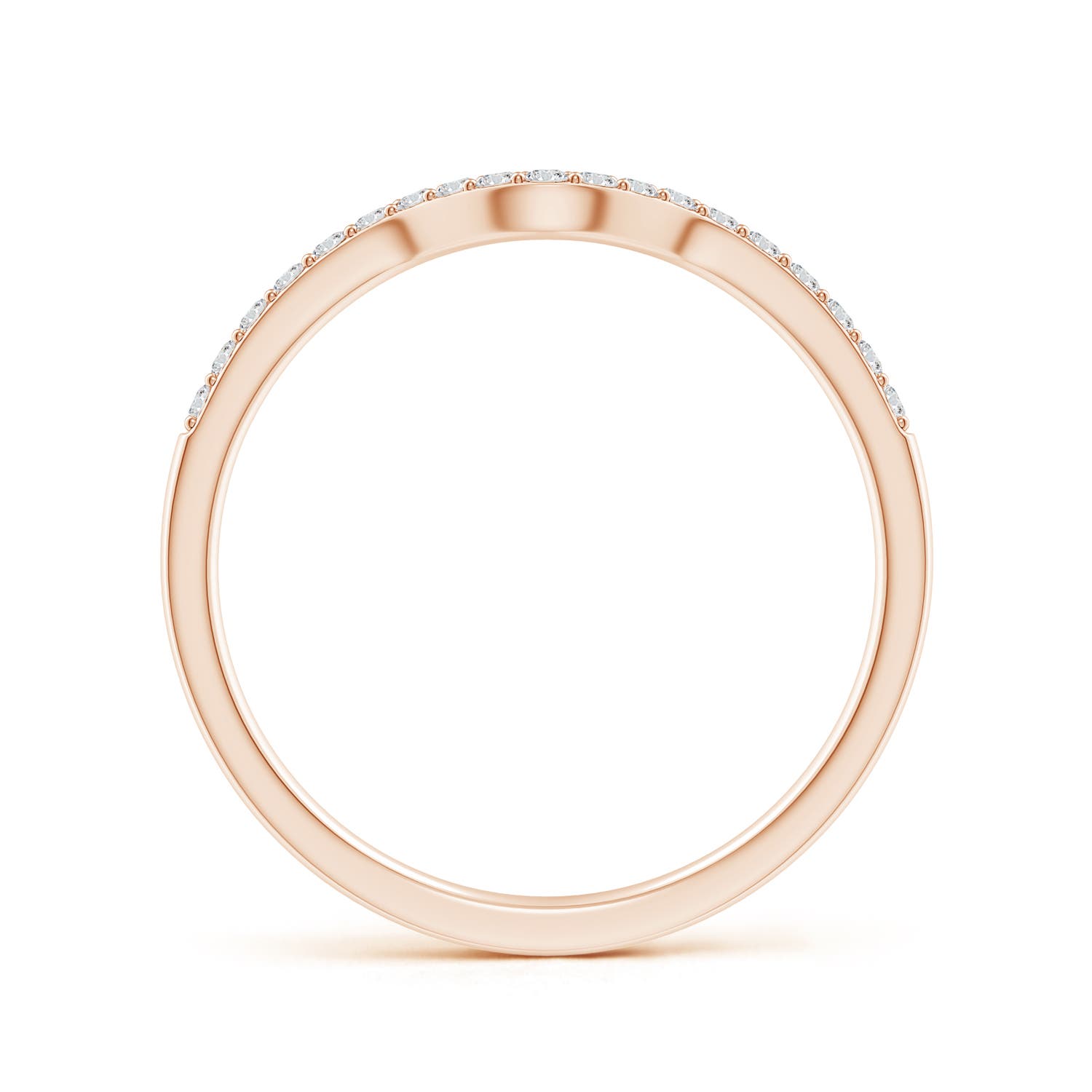 H, SI2 / 0.15 CT / 14 KT Rose Gold