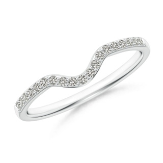 1.2mm JI2 Classic Diamond Curved Comfort Fit Women's Band in P950 Platinum