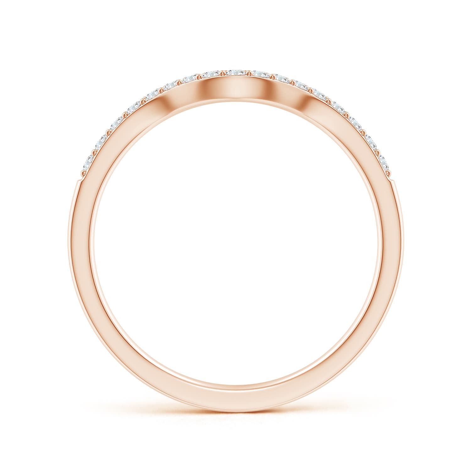 G-H VS / 0.17 CT / 14 KT Rose Gold