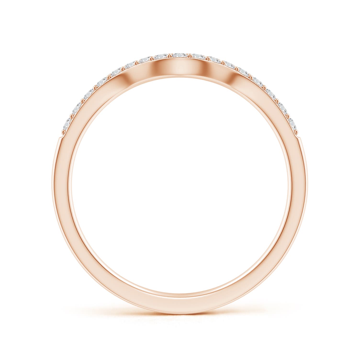 H, SI2 / 0.17 CT / 14 KT Rose Gold