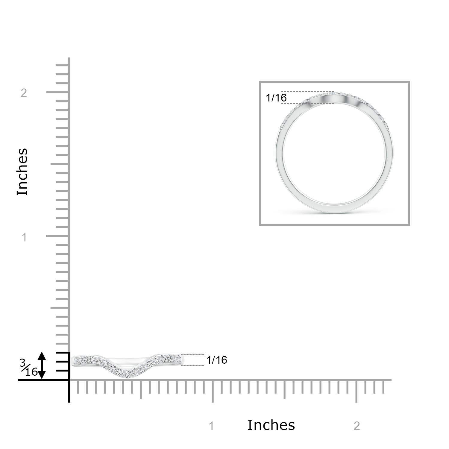 H, SI2 / 0.17 CT / 14 KT White Gold