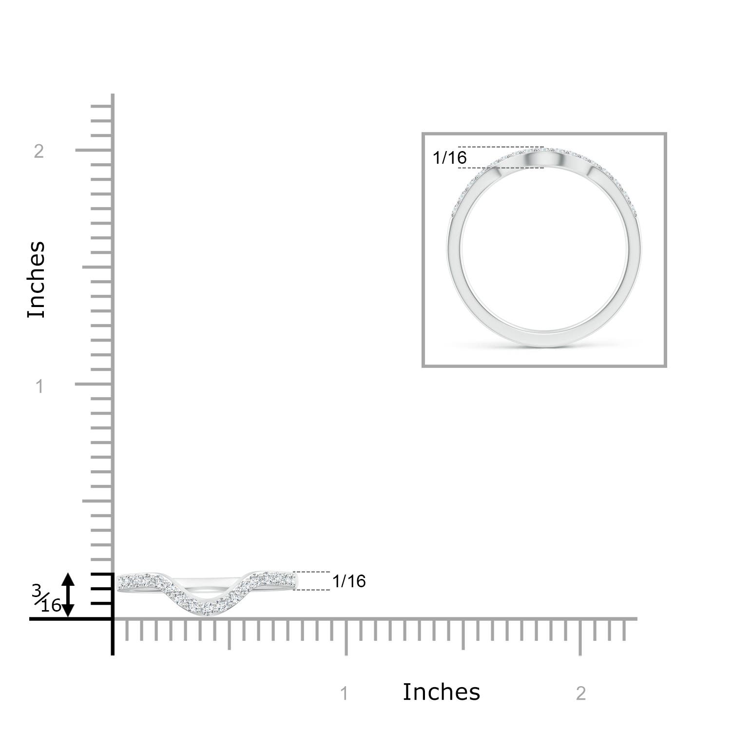 G-H VS / 0.2 CT / 14 KT White Gold