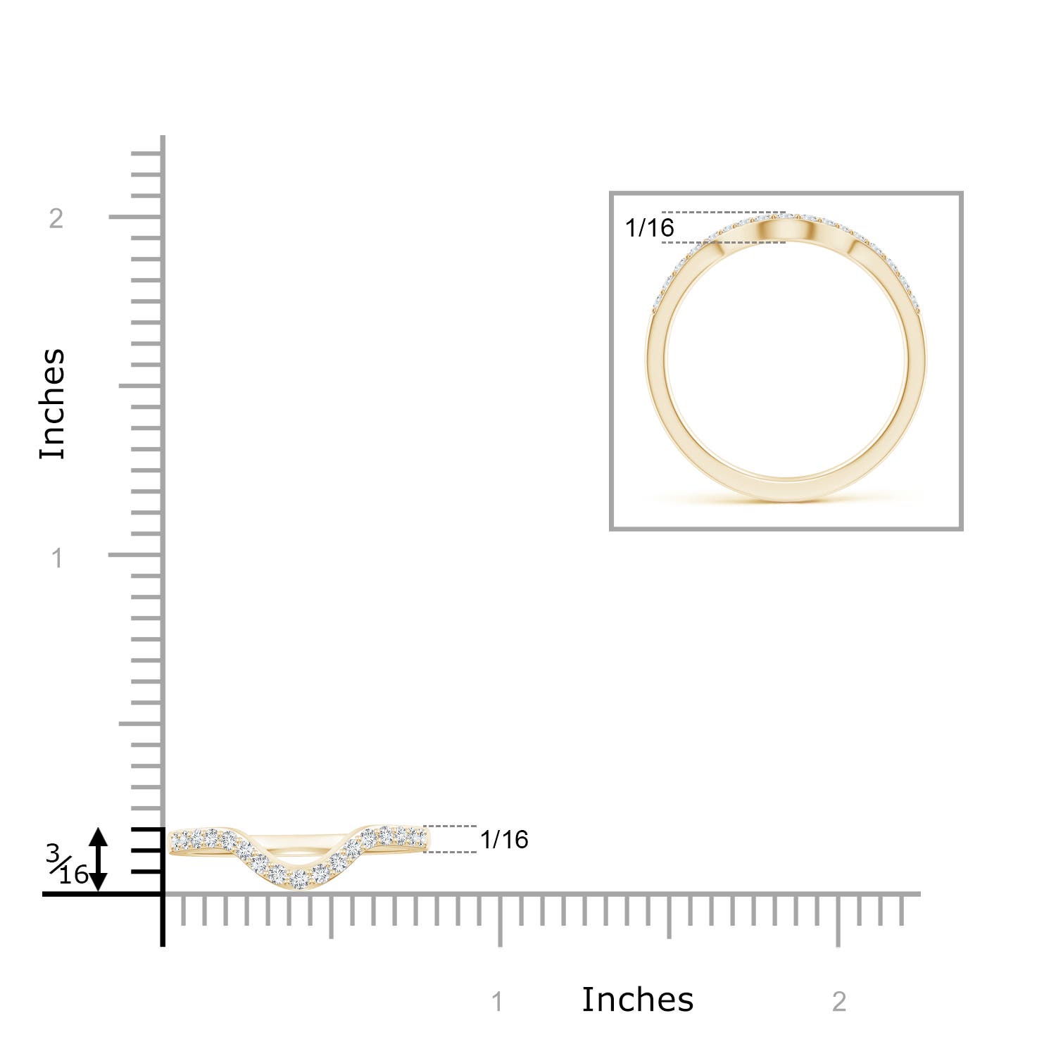 G-H VS / 0.2 CT / 14 KT Yellow Gold