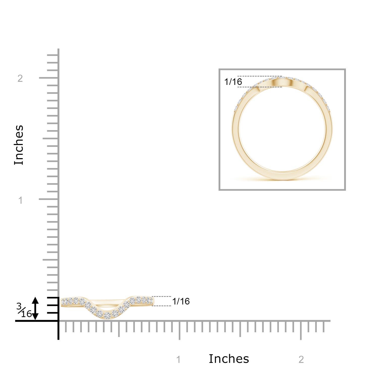 H, SI2 / 0.2 CT / 14 KT Yellow Gold