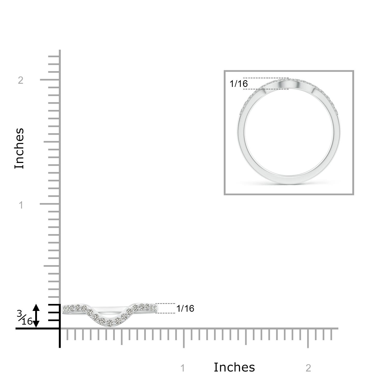 J I2 / 0.2 CT / 14 KT White Gold