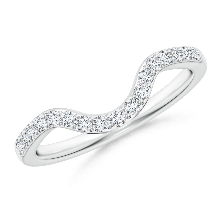 1.5mm GHVS Classic Diamond Curved Comfort Fit Women's Band in P950 Platinum 
