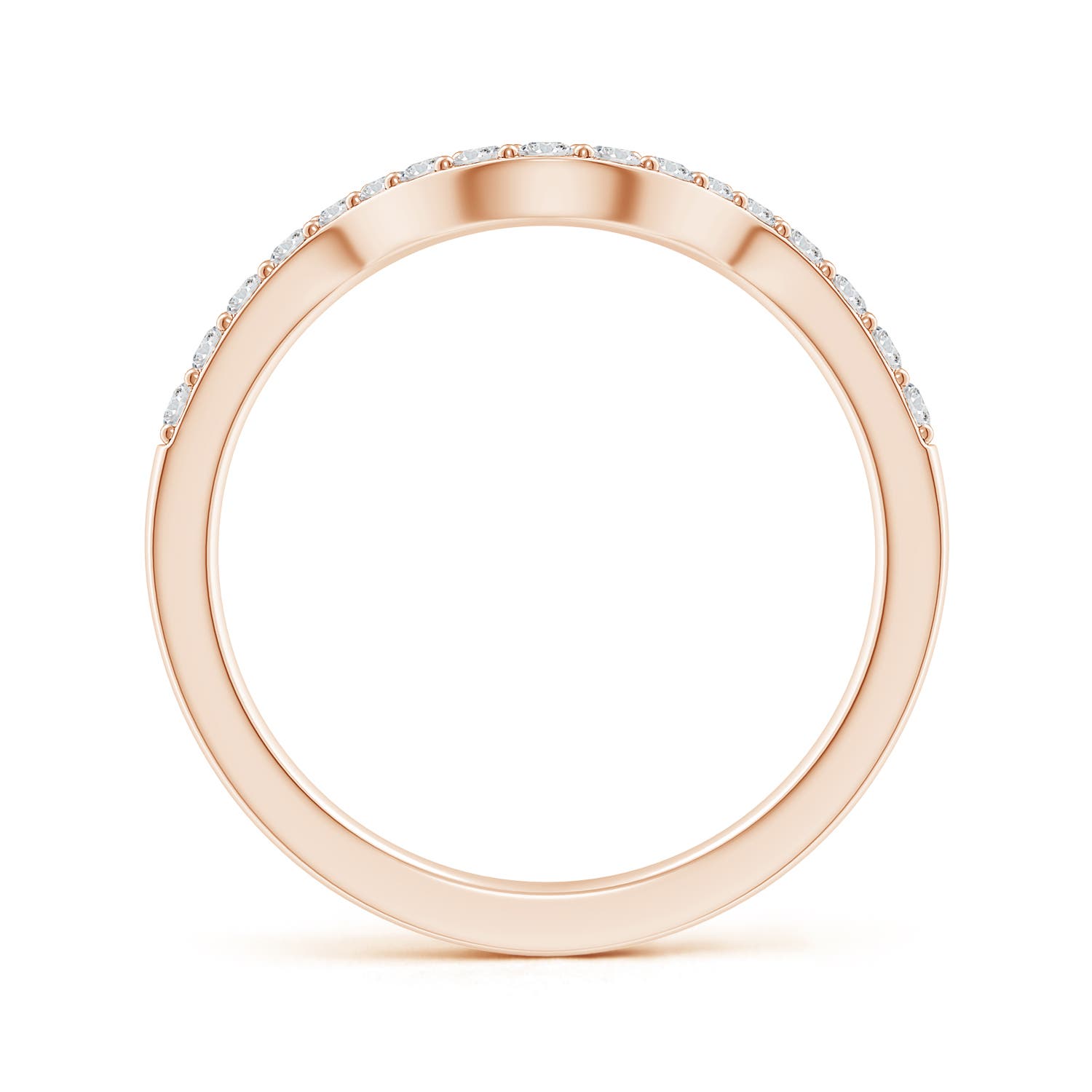 H, SI2 / 0.24 CT / 14 KT Rose Gold