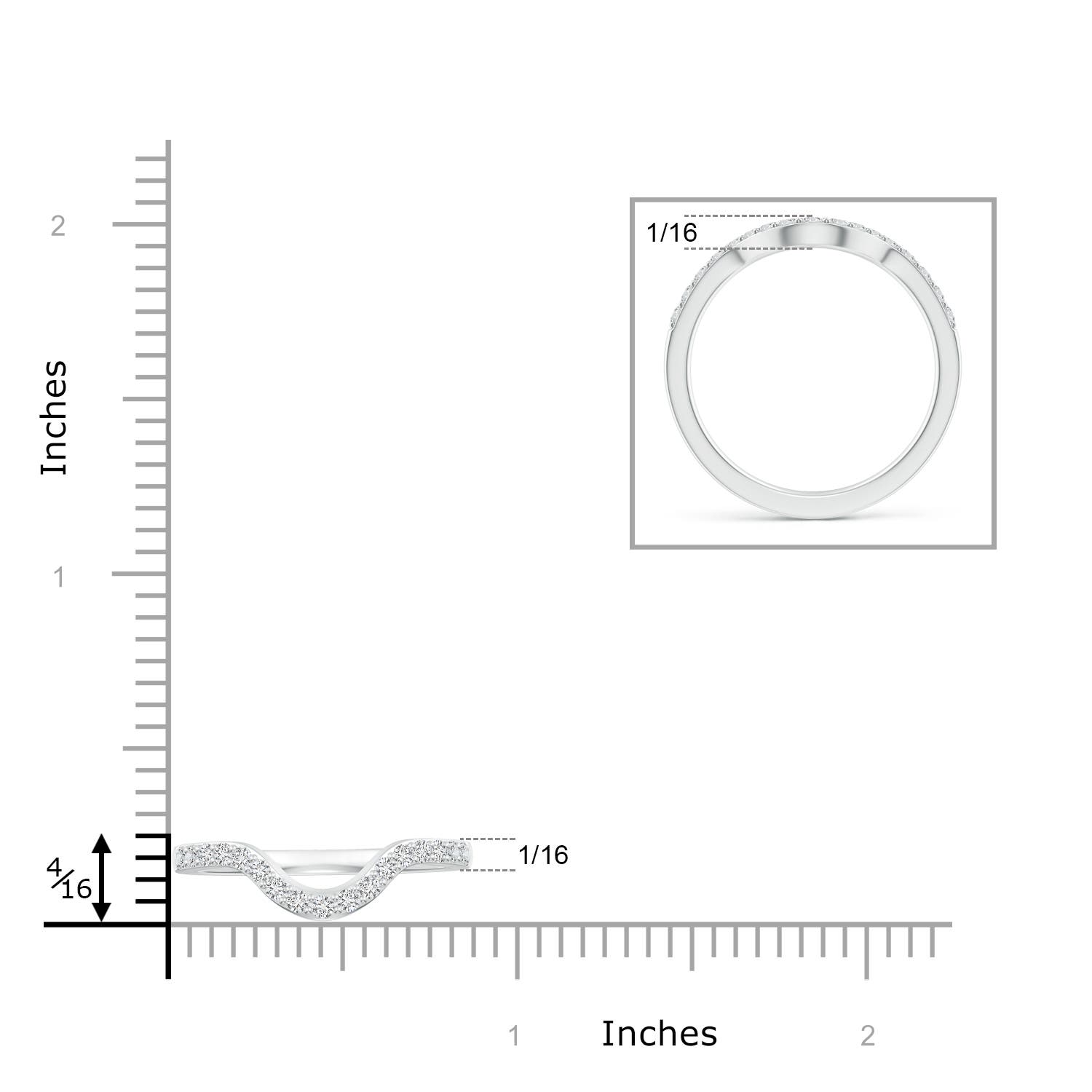 H, SI2 / 0.24 CT / 14 KT White Gold