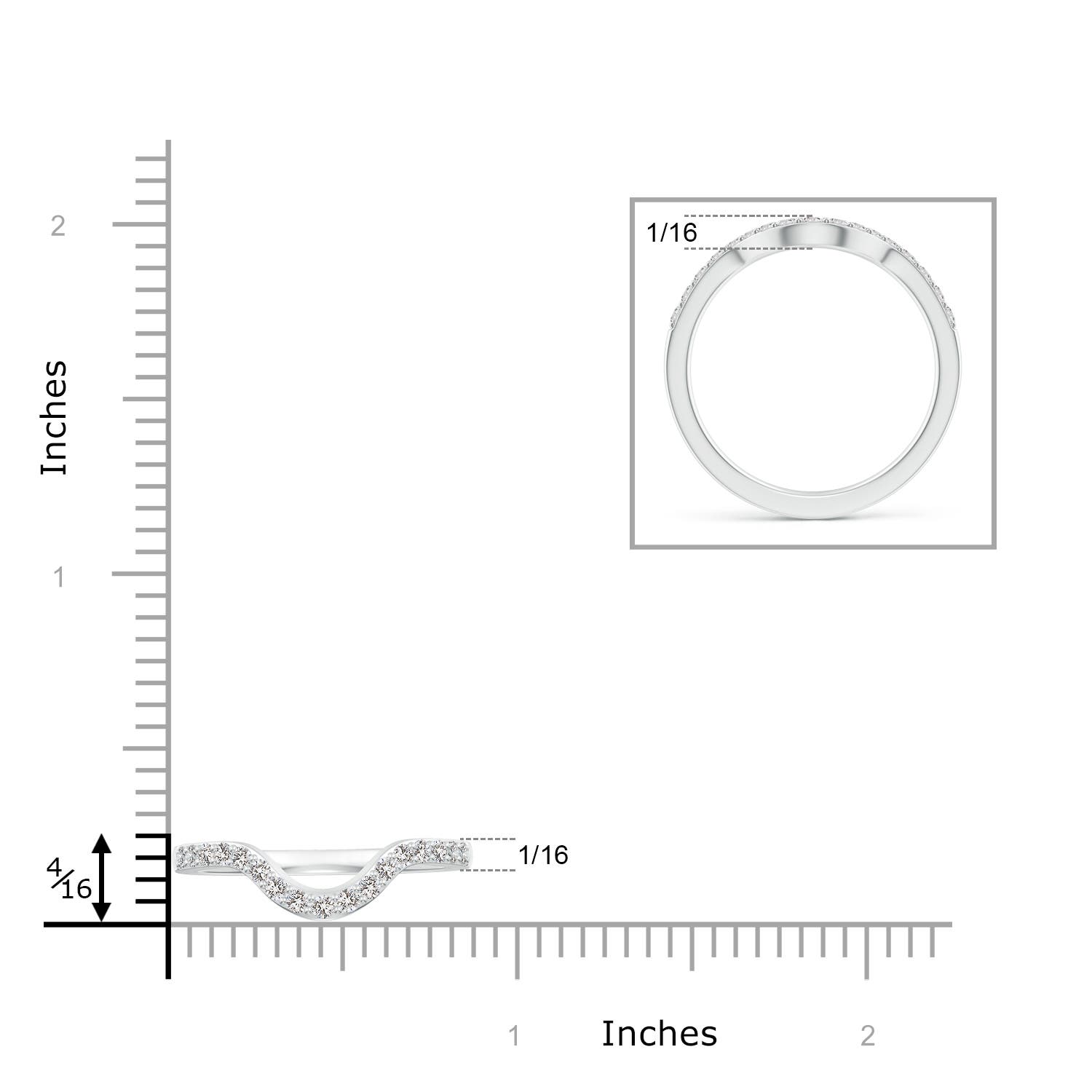 I I1 / 0.24 CT / 14 KT White Gold