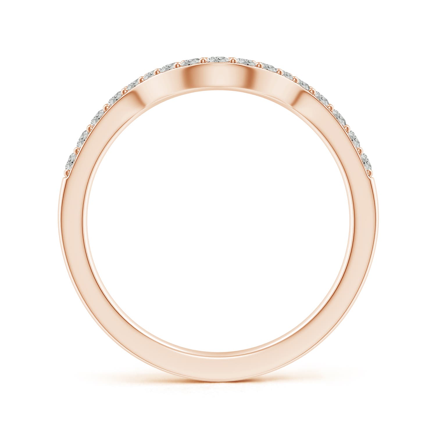 J I2 / 0.24 CT / 14 KT Rose Gold