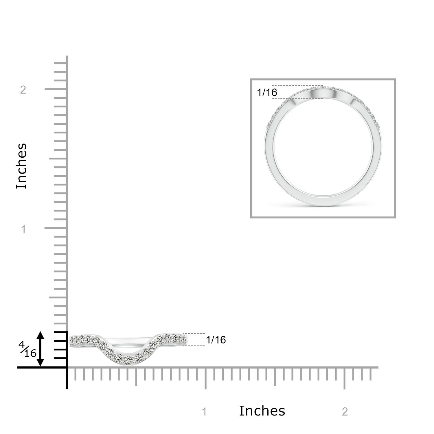 J I2 / 0.24 CT / 14 KT White Gold